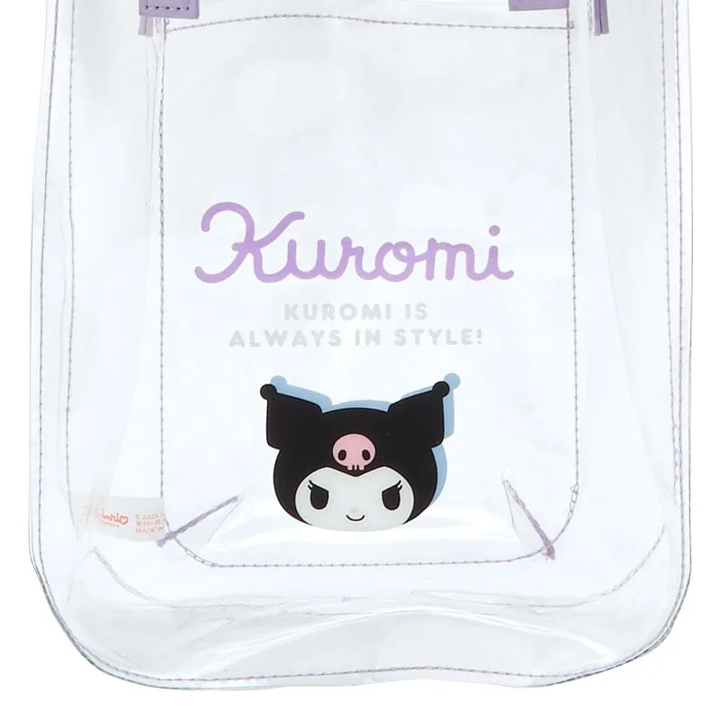 Hello Kitty Kuromi Clear 2-Way Mini Tote gjennomsiktig veske PVC