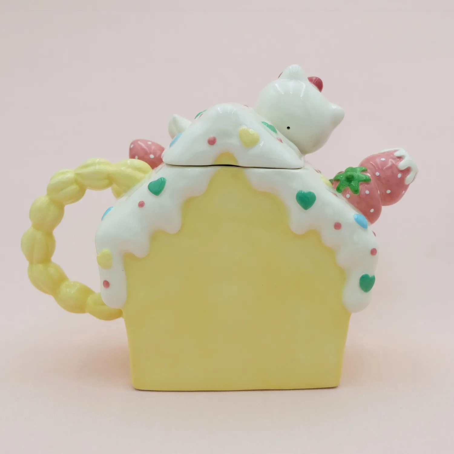 Hello Kitty and Friends Strawberry House tekanne keramikk håndmalt