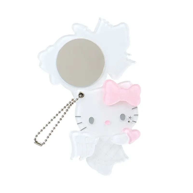 Hello Kitty Nice Sliding Mini Mirror skyvespeil med ballkjede