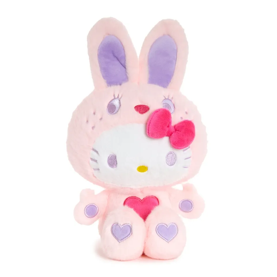 Hello Kitty Colorful Bunny Series 11" Pink Plush kosedyr rosa