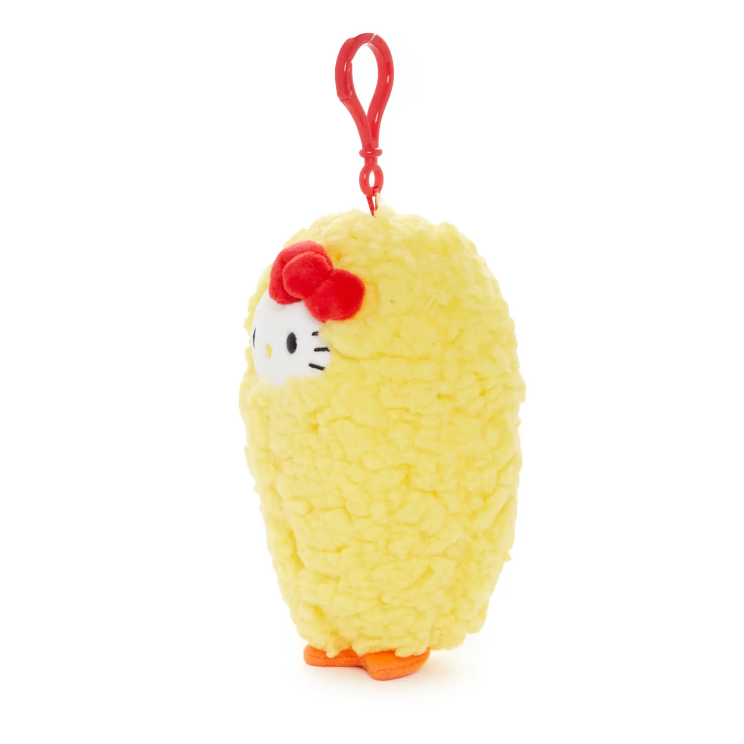 Hello Kitty Tempura plysjmaskot med klips ca. 4 tommer