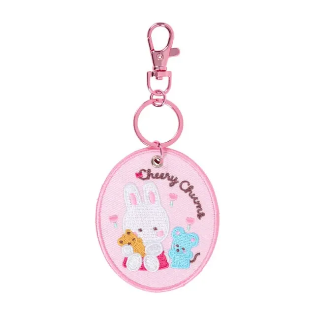 Hello Kitty Sanrio Character Award Series Cheery Chums nøkkelring brodert