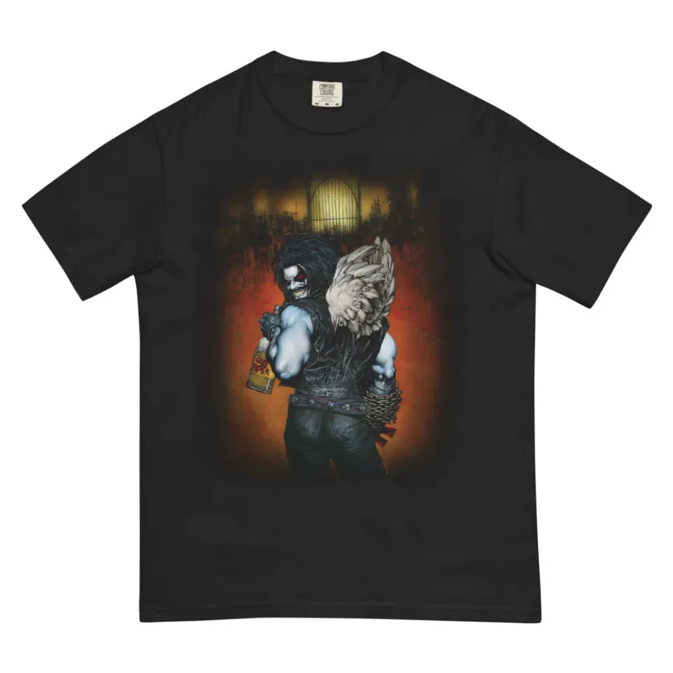 Batman LOBO Portrait of a Bastich Comfort Colors t-skjorte svart
