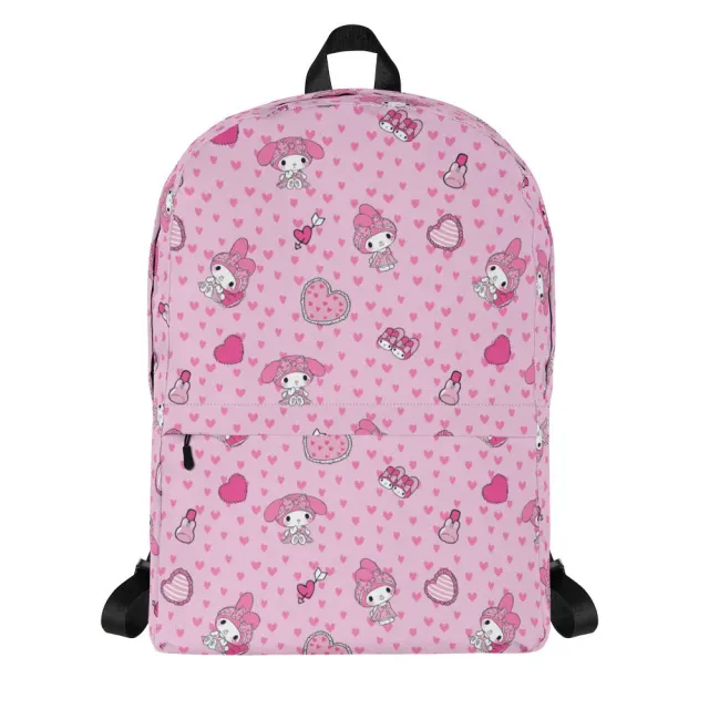 Hello Kitty My Melody Sleepover ryggsekk med heldekkende trykk