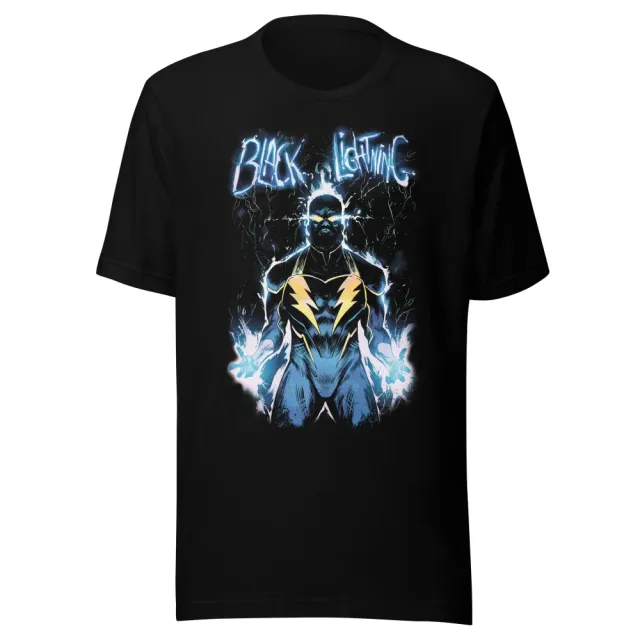 Black Lightning T-skjorte, svart