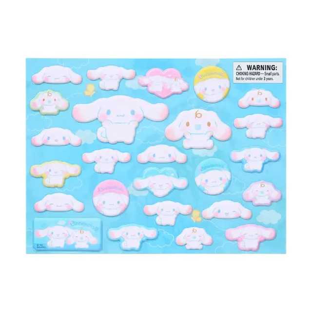 Hello Kitty Rosy Cheeks Cinnamoroll klistremerker 25 stk. puffy