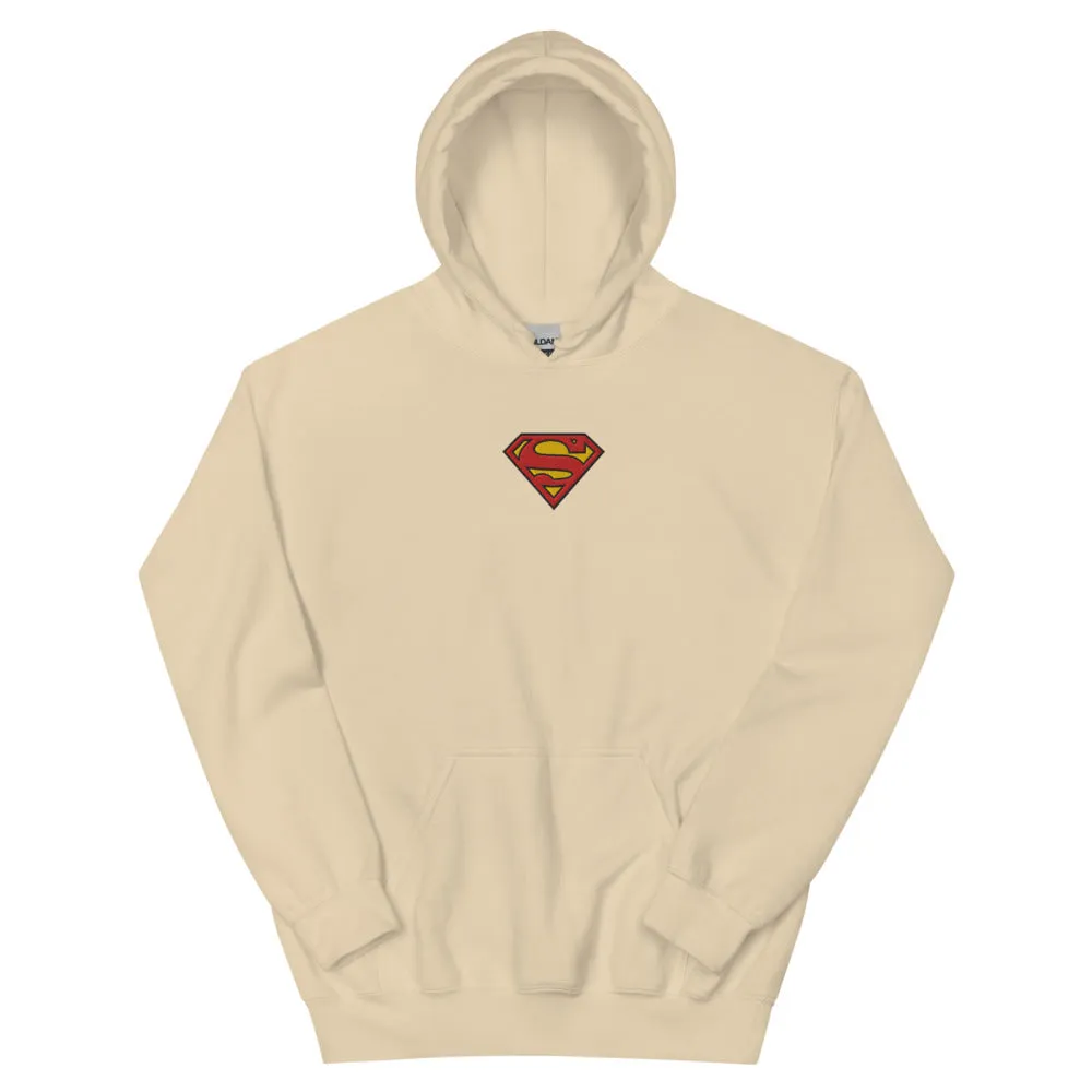 Batman SUPERMAN Logo S-Shield hettegenser brodert unisex