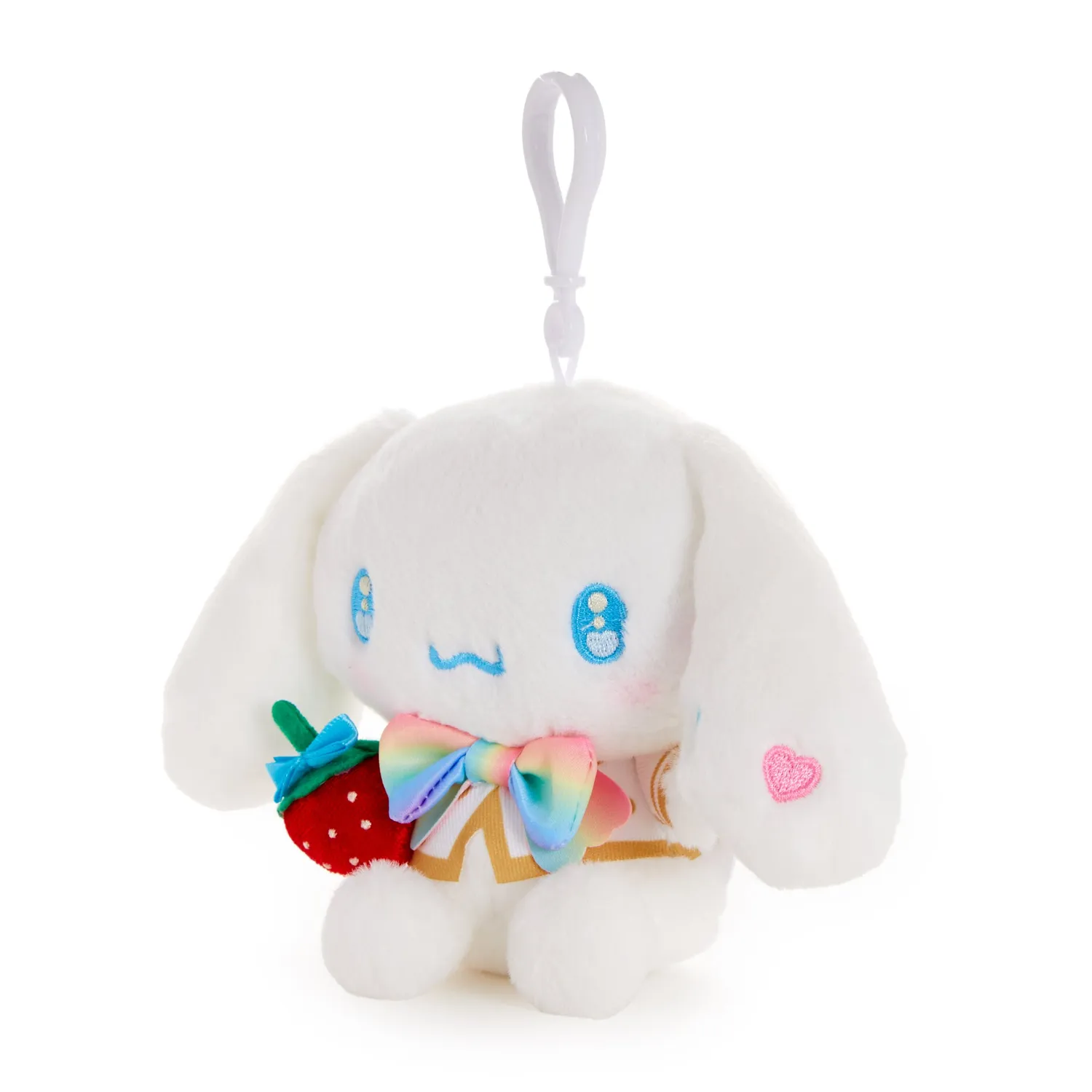 Hello Kitty Strawberry Rainbow Cinnamoroll Plush Mascot Clip – plysjklips
