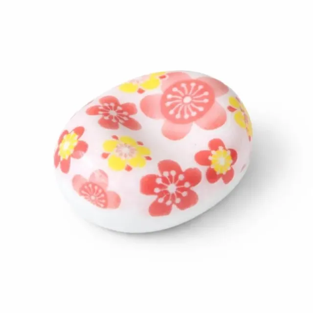 Neo Tokyo Chopstick Rest Round Sakura Pink/Yellow 6 cm porselen