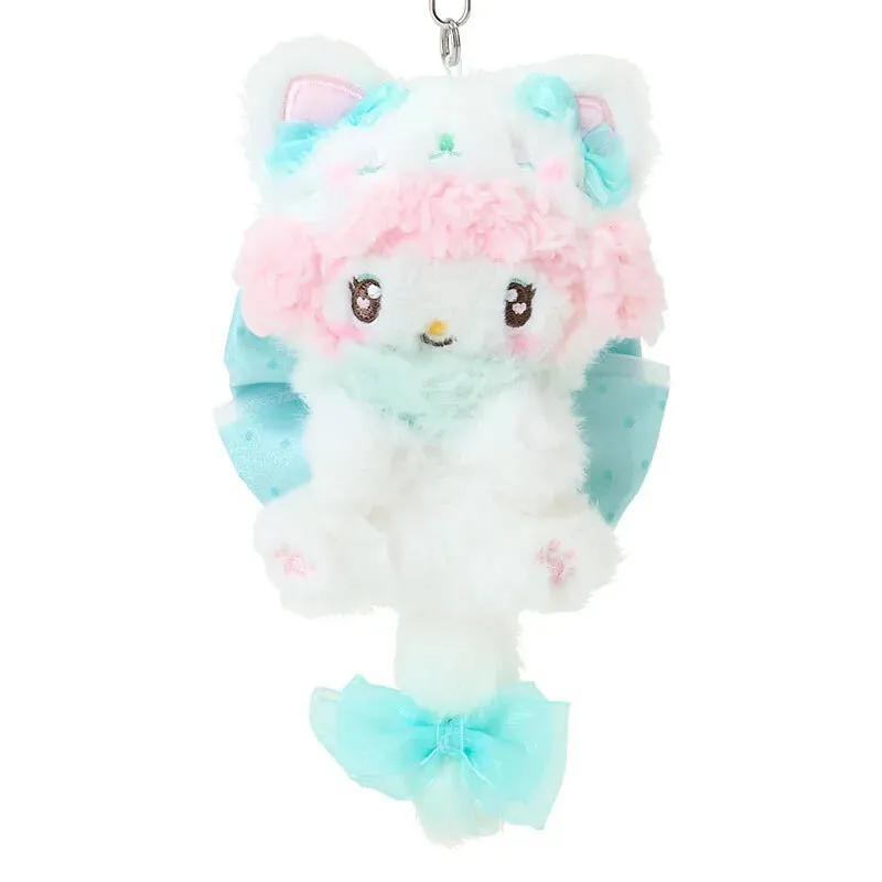 Hello Kitty Milky Kitten My Sweet Piano plysj nøkkelring 18 cm