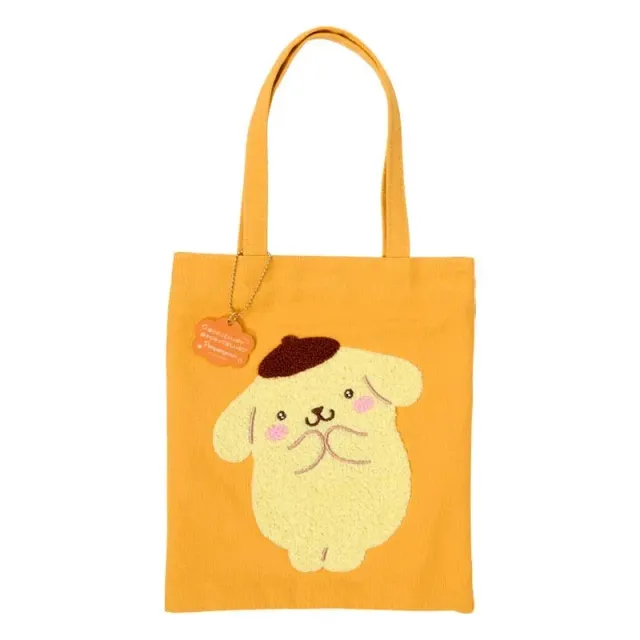 Hello Kitty Sanrio Character Award Series Pompompurin mini tote med charm