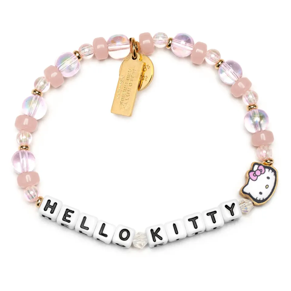 Hello Kitty x Little Words Project perlearmbånd S/M, flerfarget