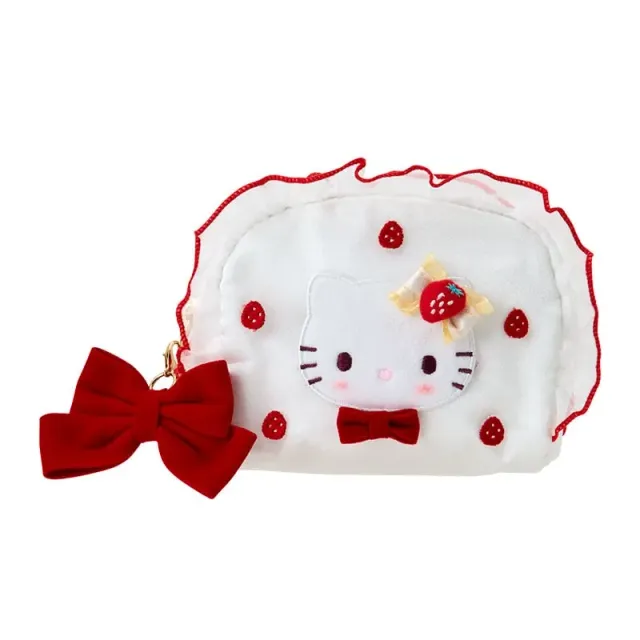 Hello Kitty Sweet Shortcake Mini Zipper Pouch minipung med sløyfe