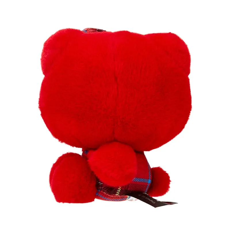 Hello Kitty 50th Anniv. Plush Mascot kosedyr rød tartan
