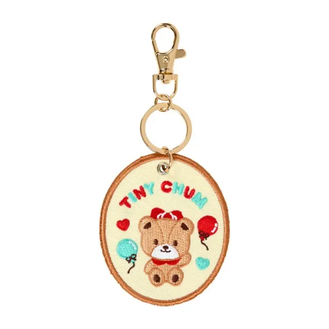 Hello Kitty Sanrio Character Award Series Tiny Chum maskot-nøkkelring brodert merke