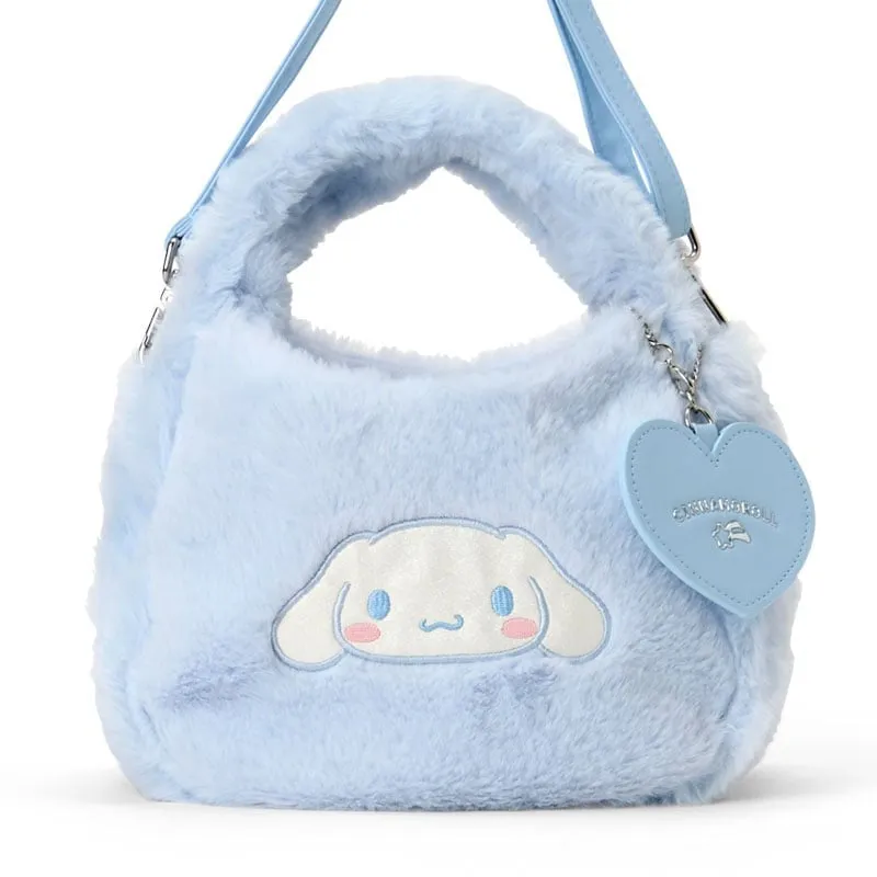 Hello Kitty Cinnamoroll Plush Boa Crossbody Bag plysjveske