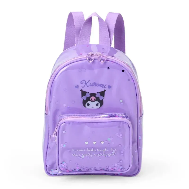 Hello Kitty Kuromi Kids Sequin Backpack ryggsekk barn paljetter