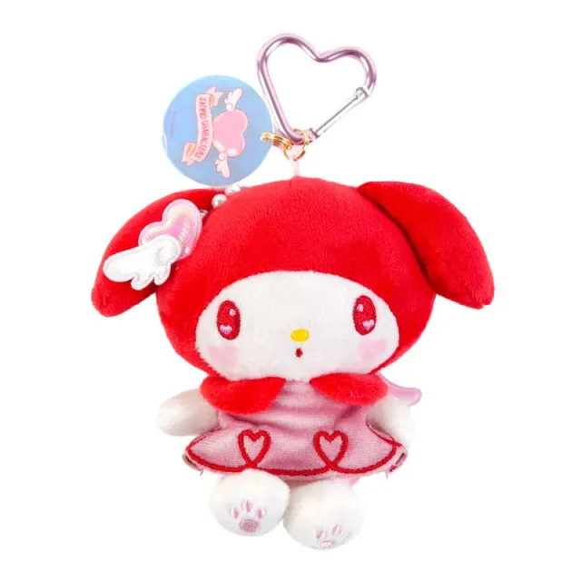 Hello Kitty Bright and Dark Angel Series My Melody plysjmaskot nøkkelring