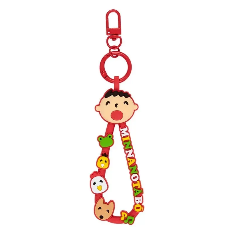 Hello Kitty Minna No Tabo Carabiner Keychain – nøkkelring