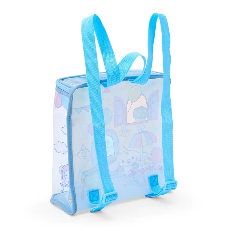 Hello Kitty Cinnamoroll Clear View Kids ryggsekk gjennomsiktig front