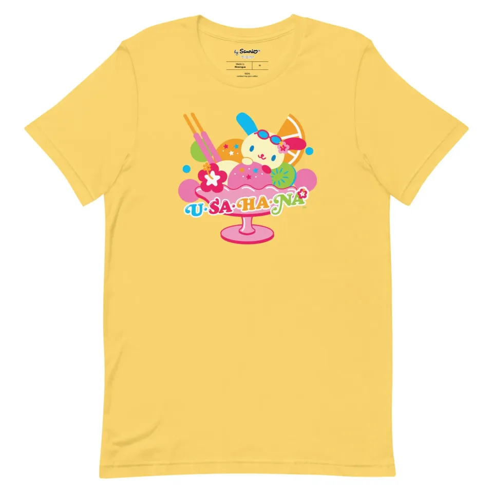 Hello Kitty U*SA*HA*NA Fruit Sundae Tee T-skjorte gul