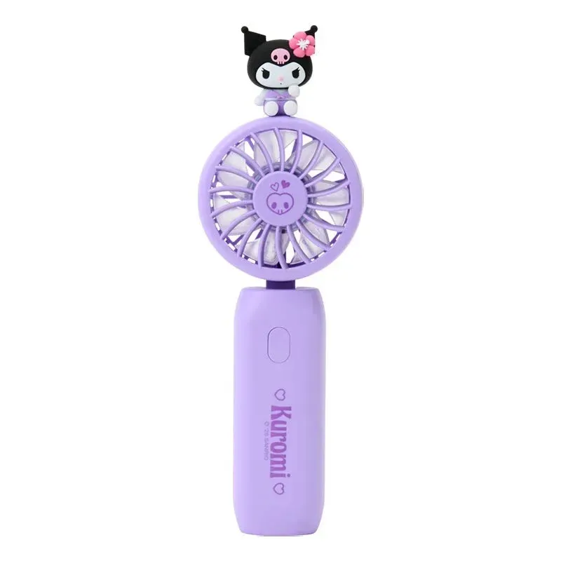 Kuromi 2-Way Portable Handy Fan håndvifte – USB og batteri