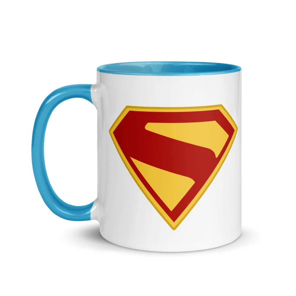 Batman Superman 2025-filmen S-Shield krus 11 oz rød blå gul