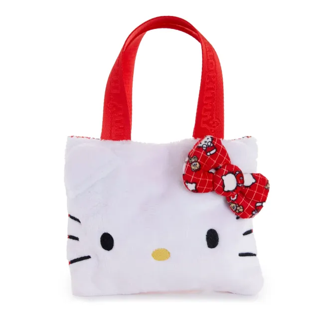 Hello Kitty Ruby Red Series Plush Mini Tote miniveske rød
