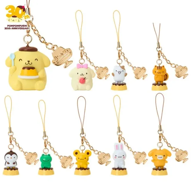 Hello Kitty Pompompurin 30th Anniversary blind box mobilcharm 1 stk