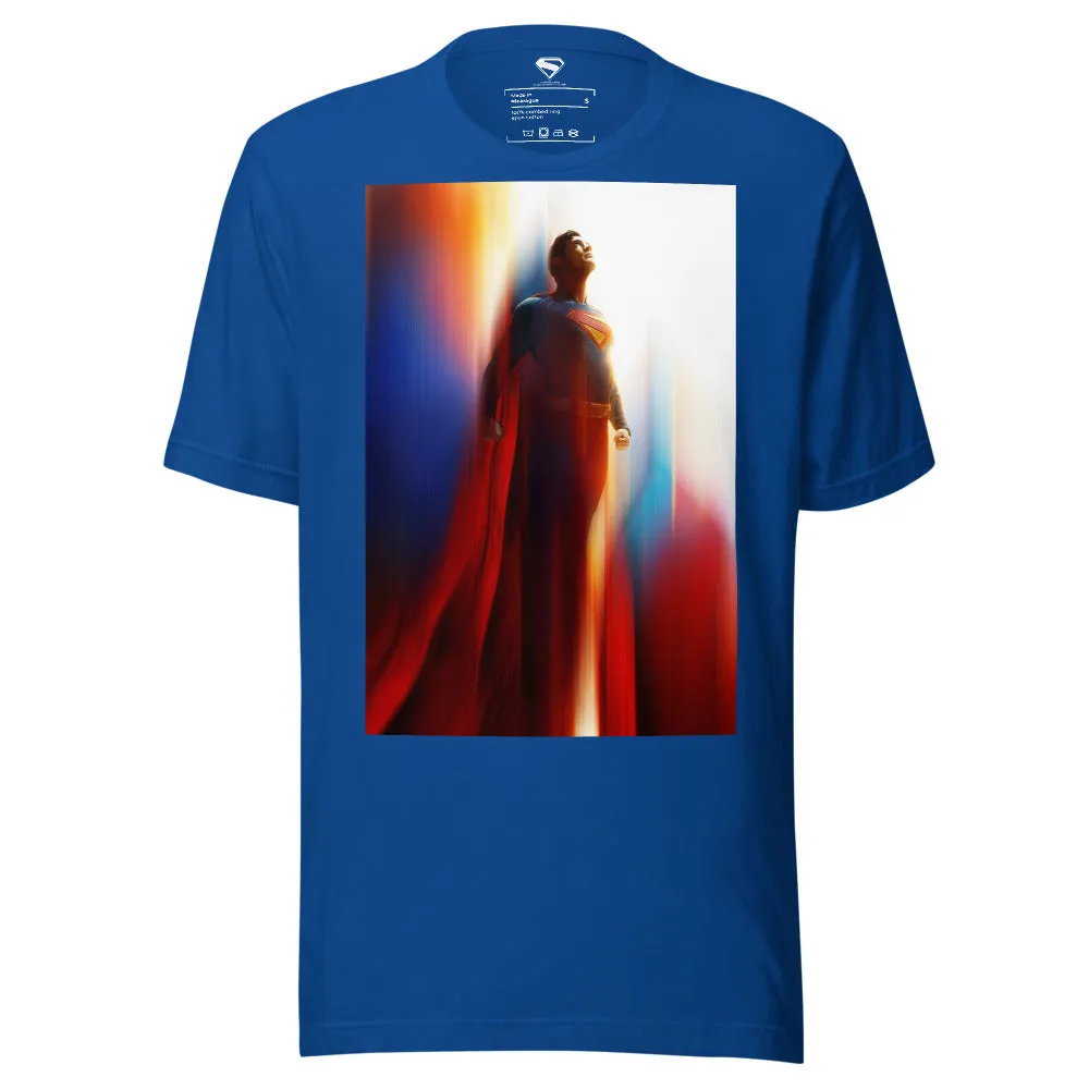 Batman SUPERMAN (2025 Movie) Look Up T-skjorte unisex bomull