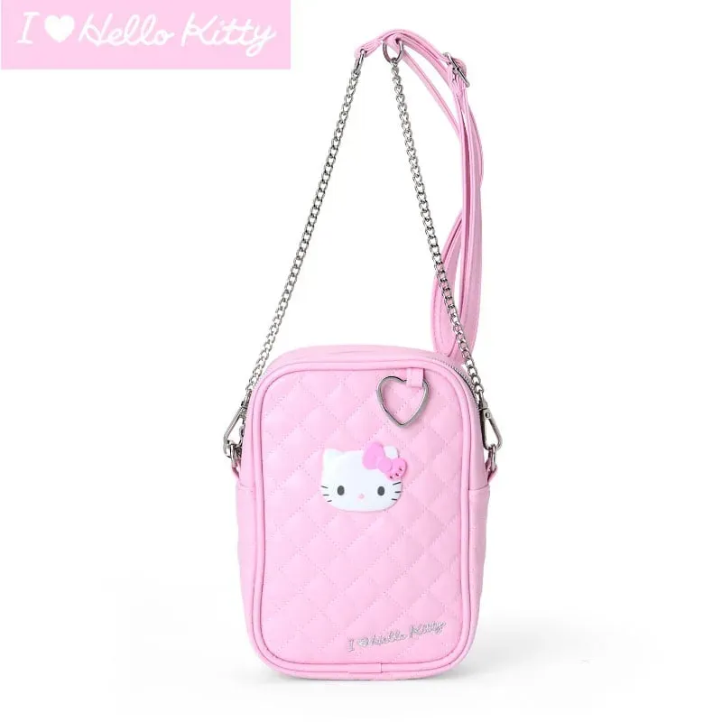 Hello Kitty I Love Hello Kitty Pink Quilted Mini crossbodyveske