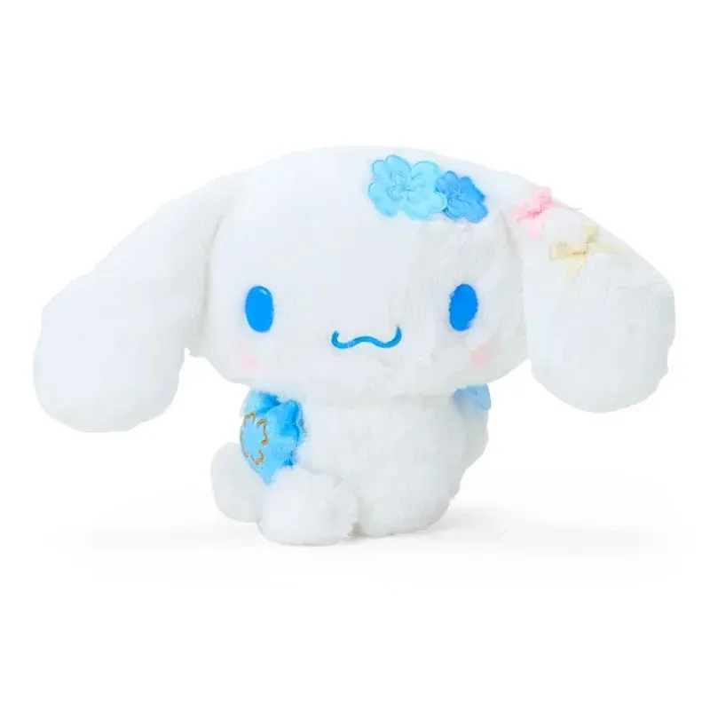 Hello Kitty Blue Clover Series Cinnamoroll 7" Plush blå plysj