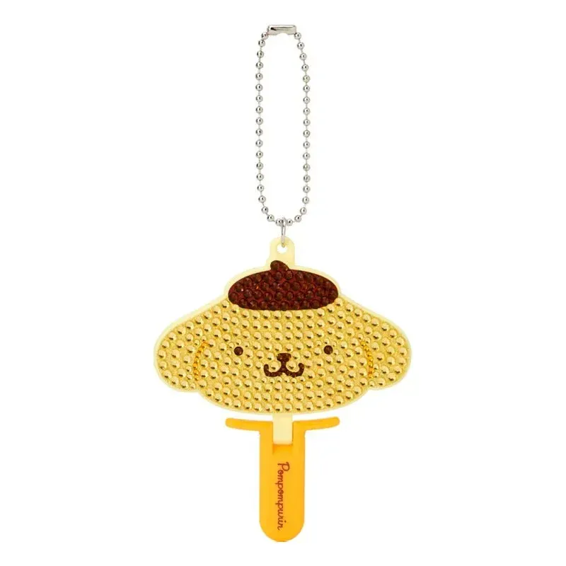 Hello Kitty Pompompurin Mini Bling speilanheng med rhinsteiner