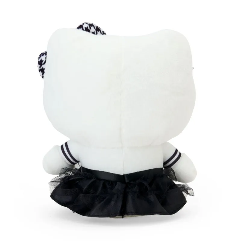 Hello Kitty Silver Houndstooth Series 8"-bamse sølv