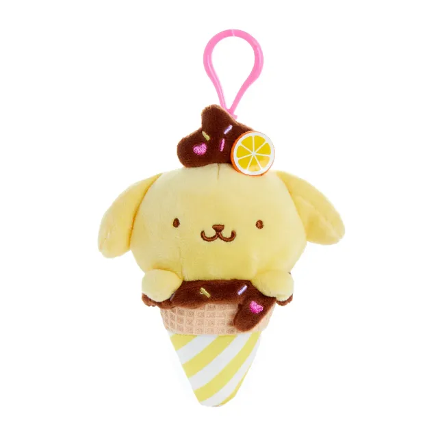 Hello Kitty Ice Cream Treat Pompompurin plysjmaskot med klype