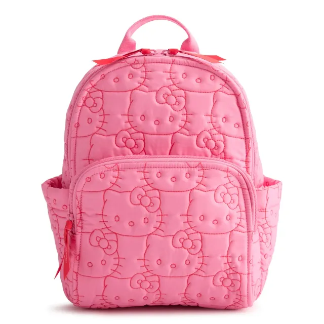 Hello Kitty x Vera Bradley Small Banbury Backpack liten rosa ryggsekk
