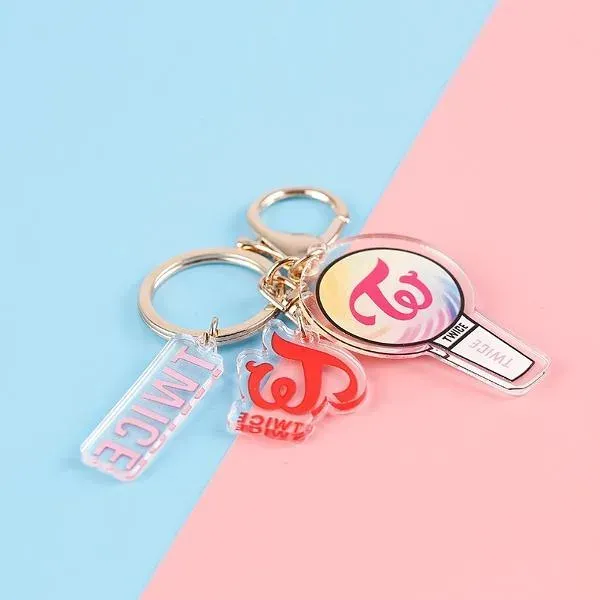 Neo Tokyo TWICE Concert Light Stick Logo & Emblem nøkkelring