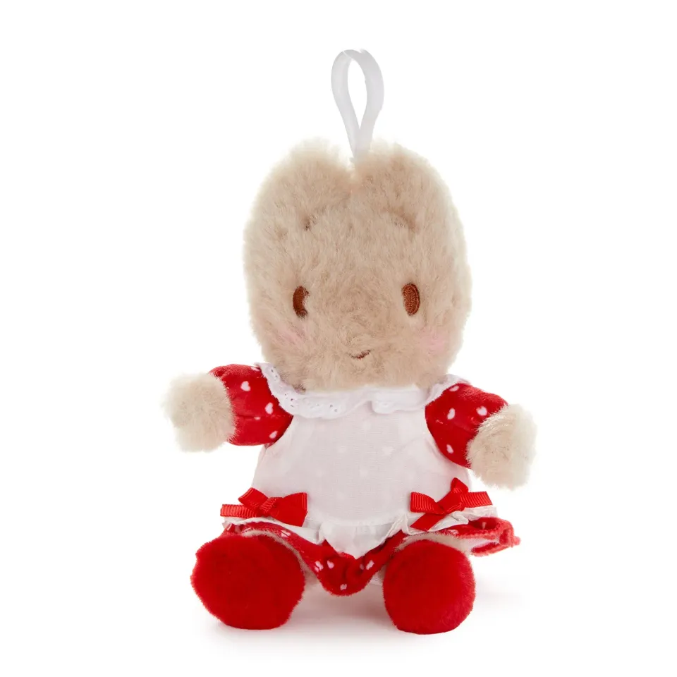 Hello Kitty Marroncream Plush Mascot Clip kosebamse