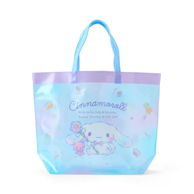 Hello Kitty Cinnamoroll gjennomsiktig totebag PVC
