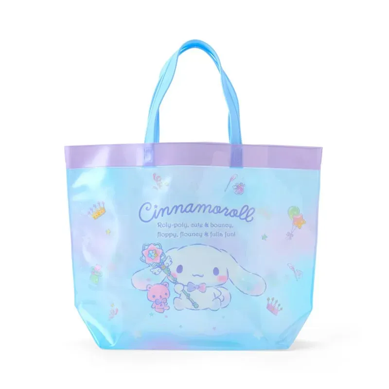 Hello Kitty Cinnamoroll gjennomsiktig totebag PVC