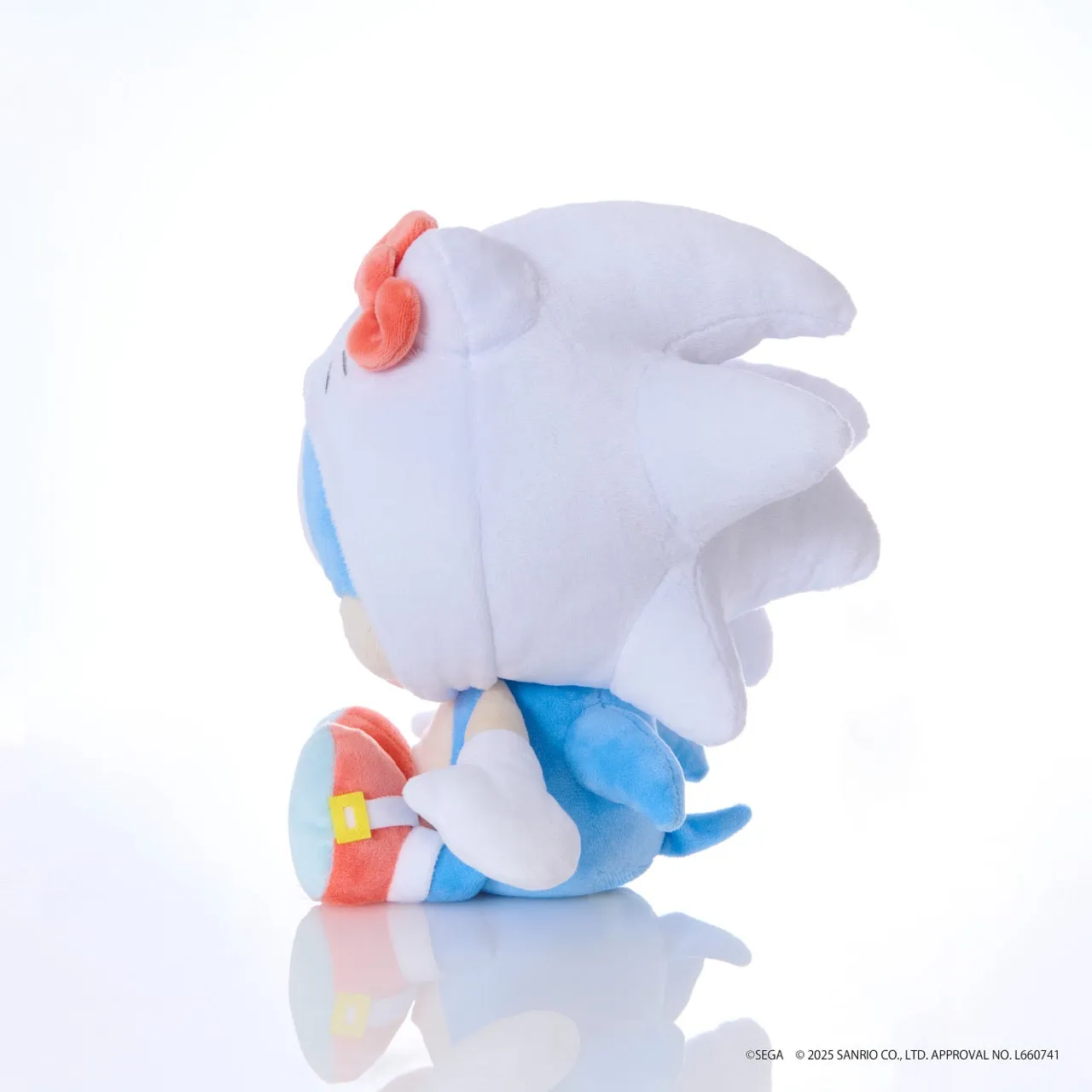 Hello Kitty Sonic x Hello Kitty Plush-bamse 8 tommer brodert