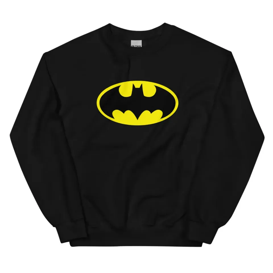 Batman Batman Logo Crewneck Sweatshirt genser svart