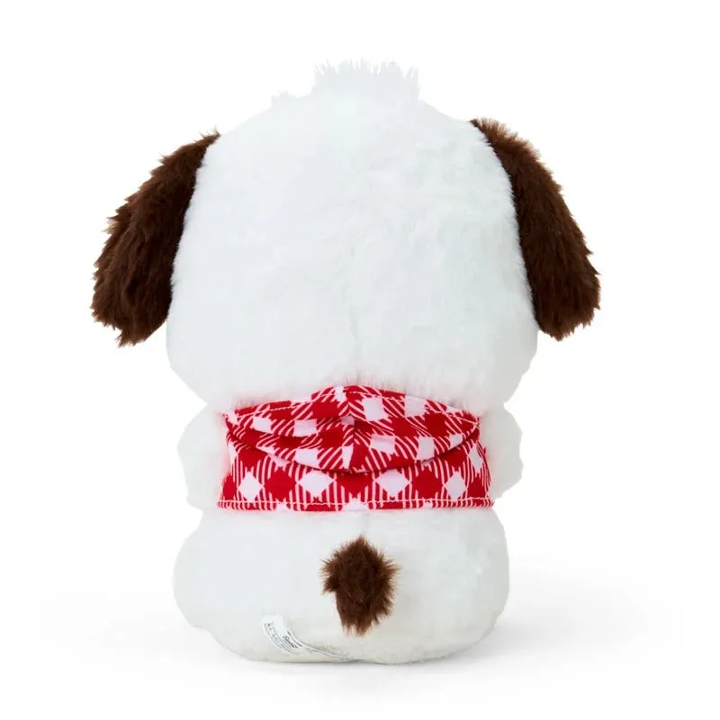 Hello Kitty I Love Pi-Chans Pochacco 9” Plush bamse med hette