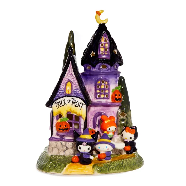 Hello Kitty and Friends Trick or Treat keramisk lysestakehus håndmalt