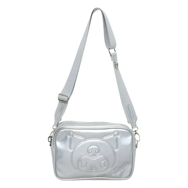 Hello Kitty Silver Houndstooth Kuromi crossbody-veske sølv