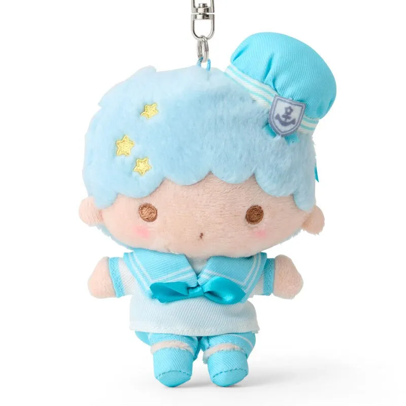 Hello Kitty Sailor Series LittleTwinStars Plush Mascot Keychain nøkkelring 2 stk