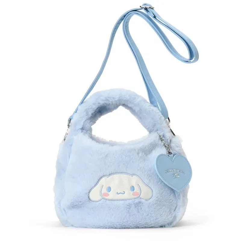 Hello Kitty Cinnamoroll Plush Boa Crossbody Bag plysjveske