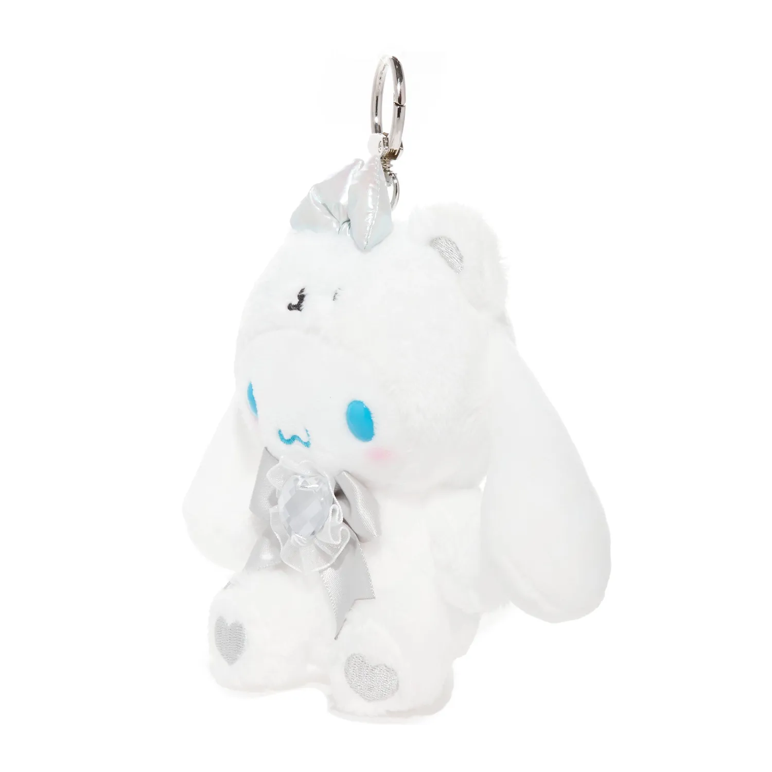 Hello Kitty Cinnamoroll Birthstone Mascot Keychain nøkkelring april diamant