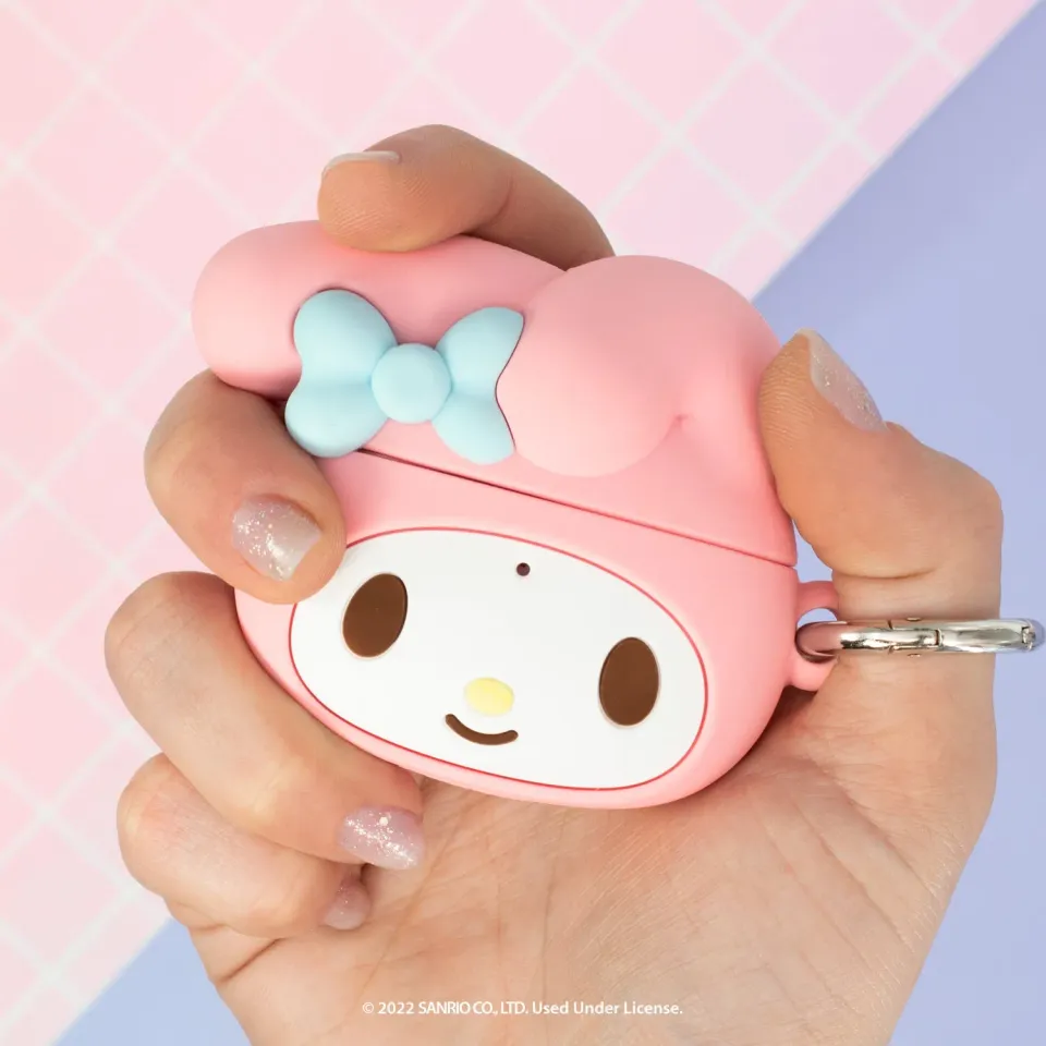 Hello Kitty My Melody AirPods-etui 3. gen lilla figur