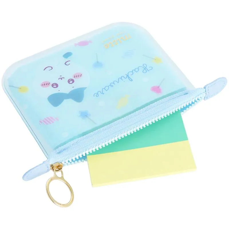 Neo Tokyo Chiikawa Mitte Clear Flat Pouch Hachiware toalettmappe 17 cm PVC